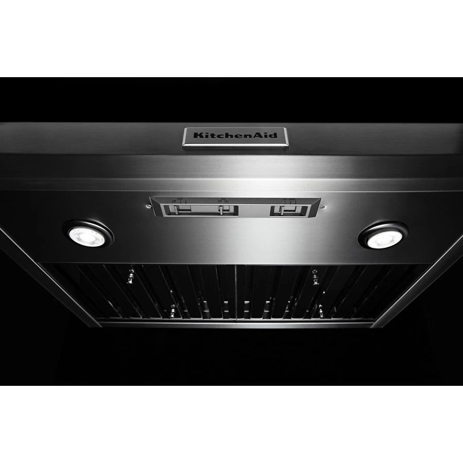 30" 585 CFM Motor Class Commercial-Style Under-Cabinet Range Hood System KVUC600JSS