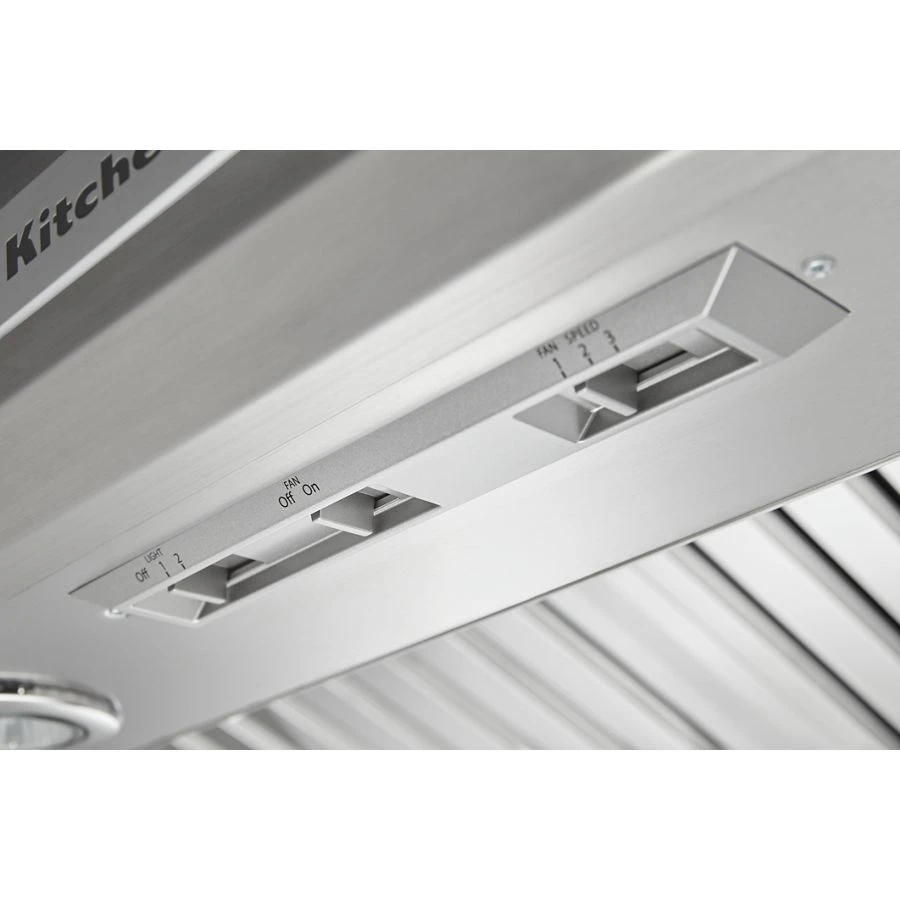 30" 585 CFM Motor Class Commercial-Style Under-Cabinet Range Hood System KVUC600JSS