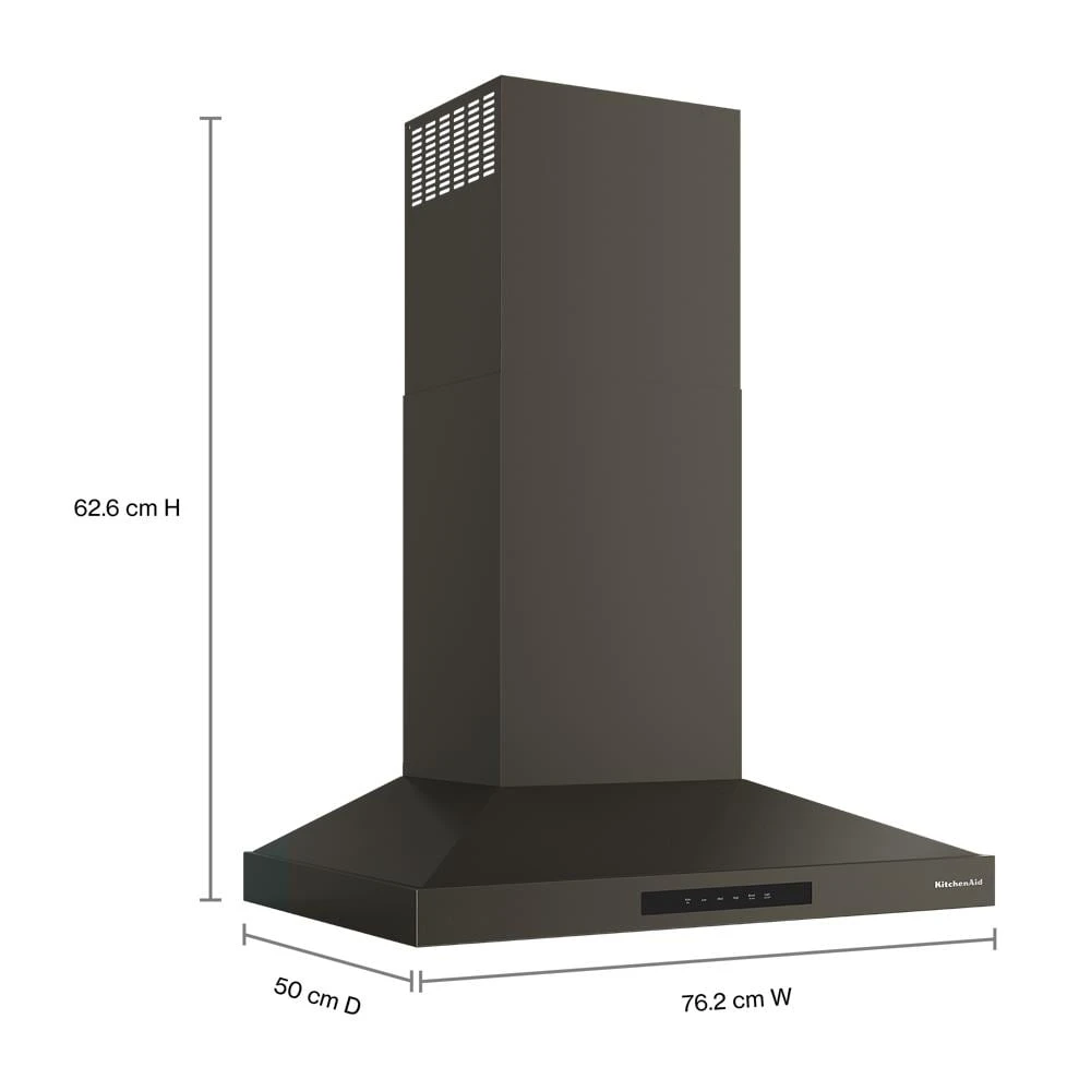 KitchenAid® 30-inch Wall-Mount, 4-Speed Canopy Hood view 2