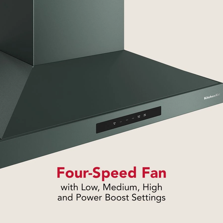 Kitchenaid® 30-inch Wall-mount, 4-speed Canopy Hood KVWC730SJP