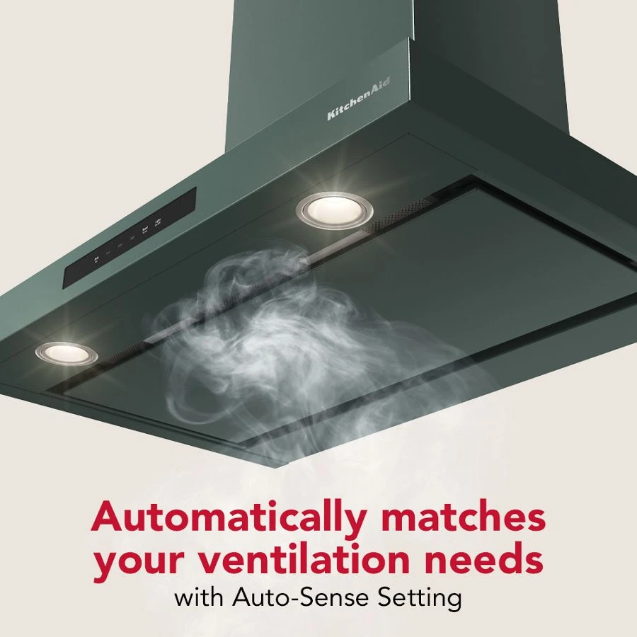 Kitchenaid® 30-inch Wall-mount, 4-speed Canopy Hood KVWC730SJP
