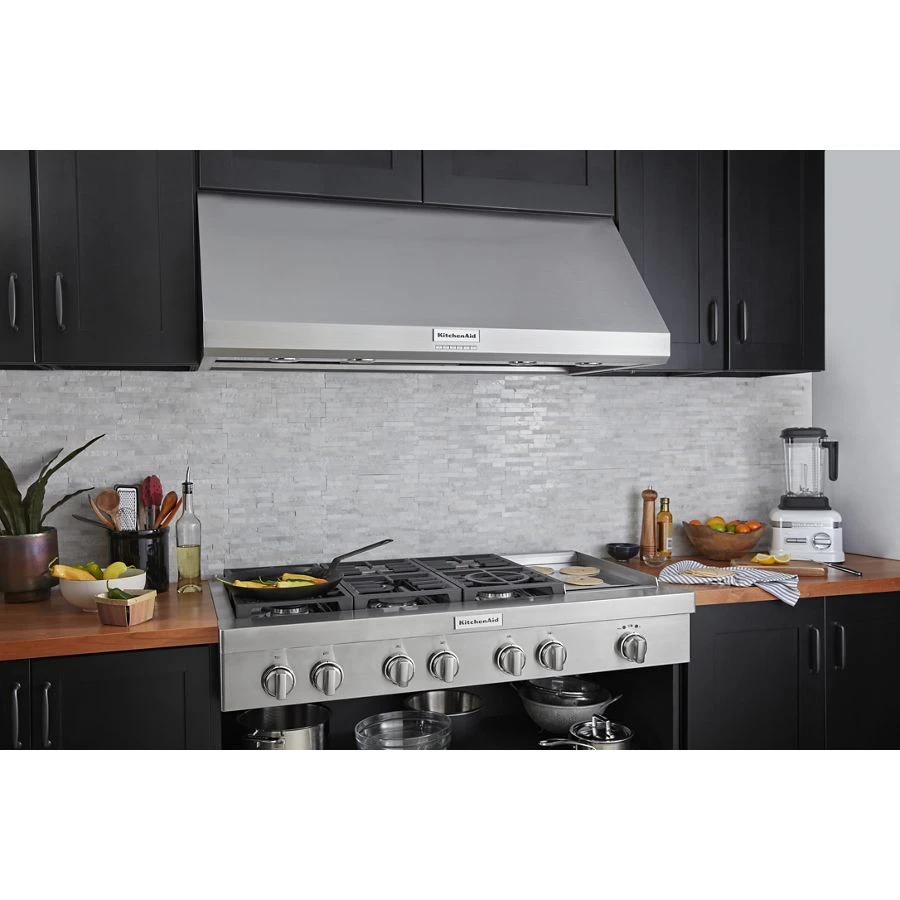 48'' 585 or 1170 CFM Motor Class Commercial-Style Wall-Mount Canopy Range Hood view 6