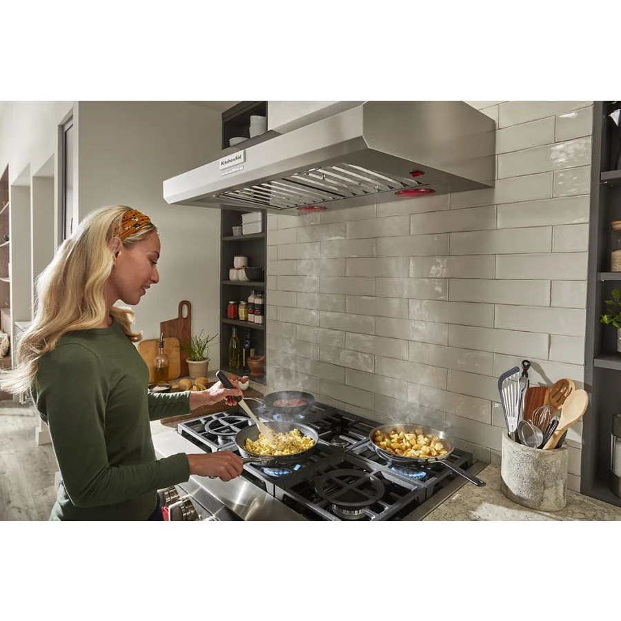 36" 585 or 1170 CFM Motor Class Commercial-Style Wall-Mount Canopy Range Hood view 8