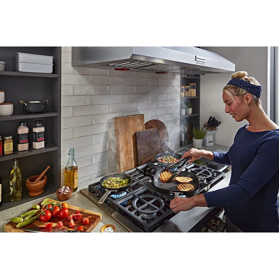 48'' 585 or 1170 CFM Motor Class Commercial-Style Wall-Mount Canopy Range Hood view 8