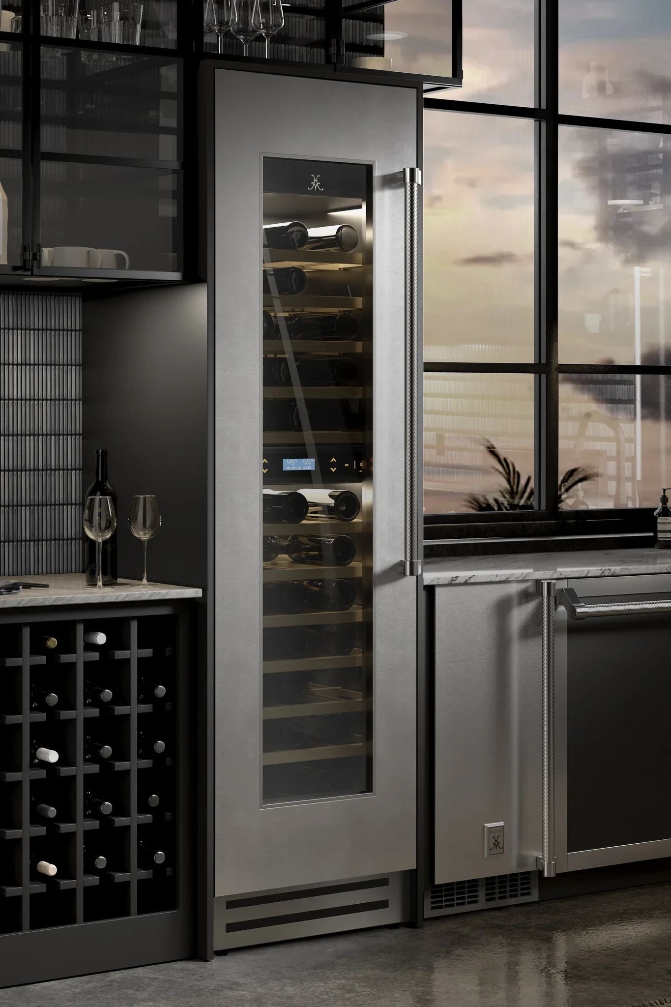 24" Wine Cellar KWCR24BG