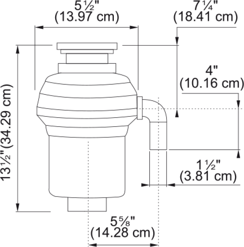 1/2 HP Food Waste Disposer - KWD50C1EZ, product image 2 of 2