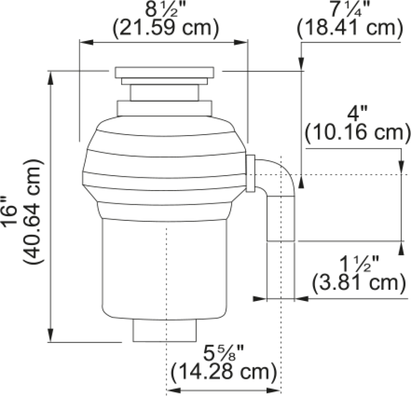3/4 HP Food Waste Disposer - KWD75C1EZ, product image 2 of 2