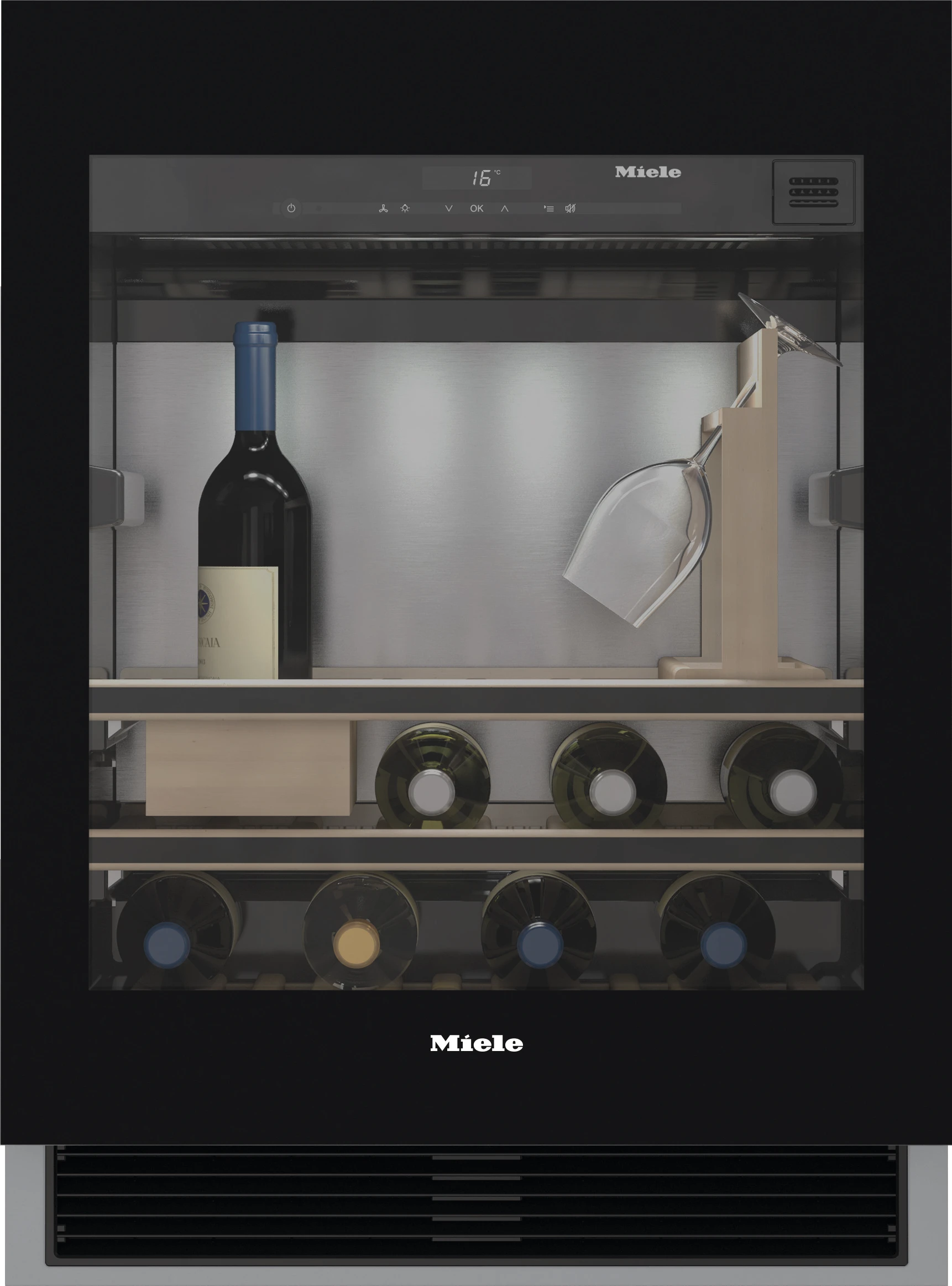 24" Wine Under Counter Single Zone (Black) KWT6312UGS