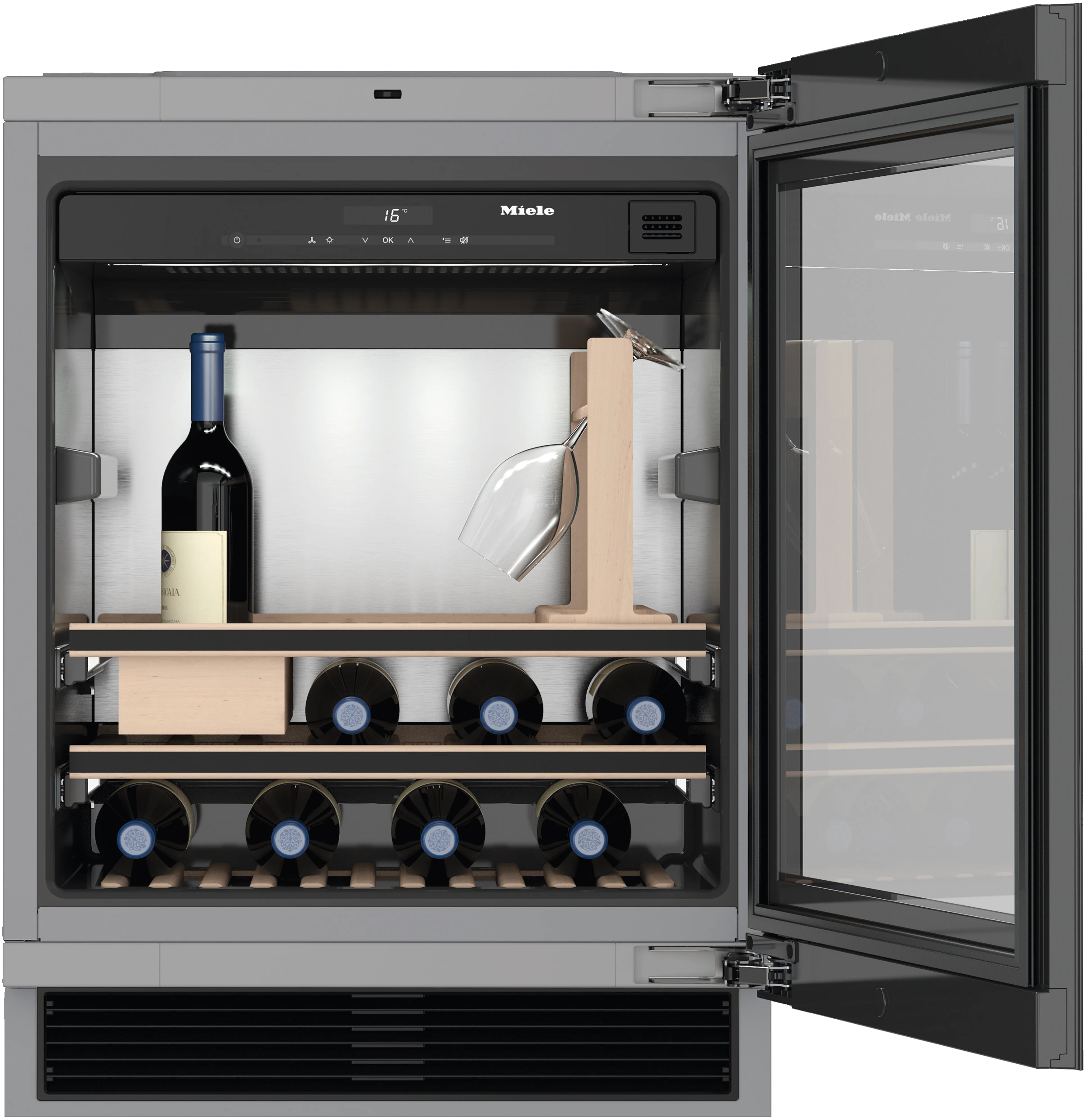 24" Wine Under Counter Single Zone (Black) KWT6312UGS