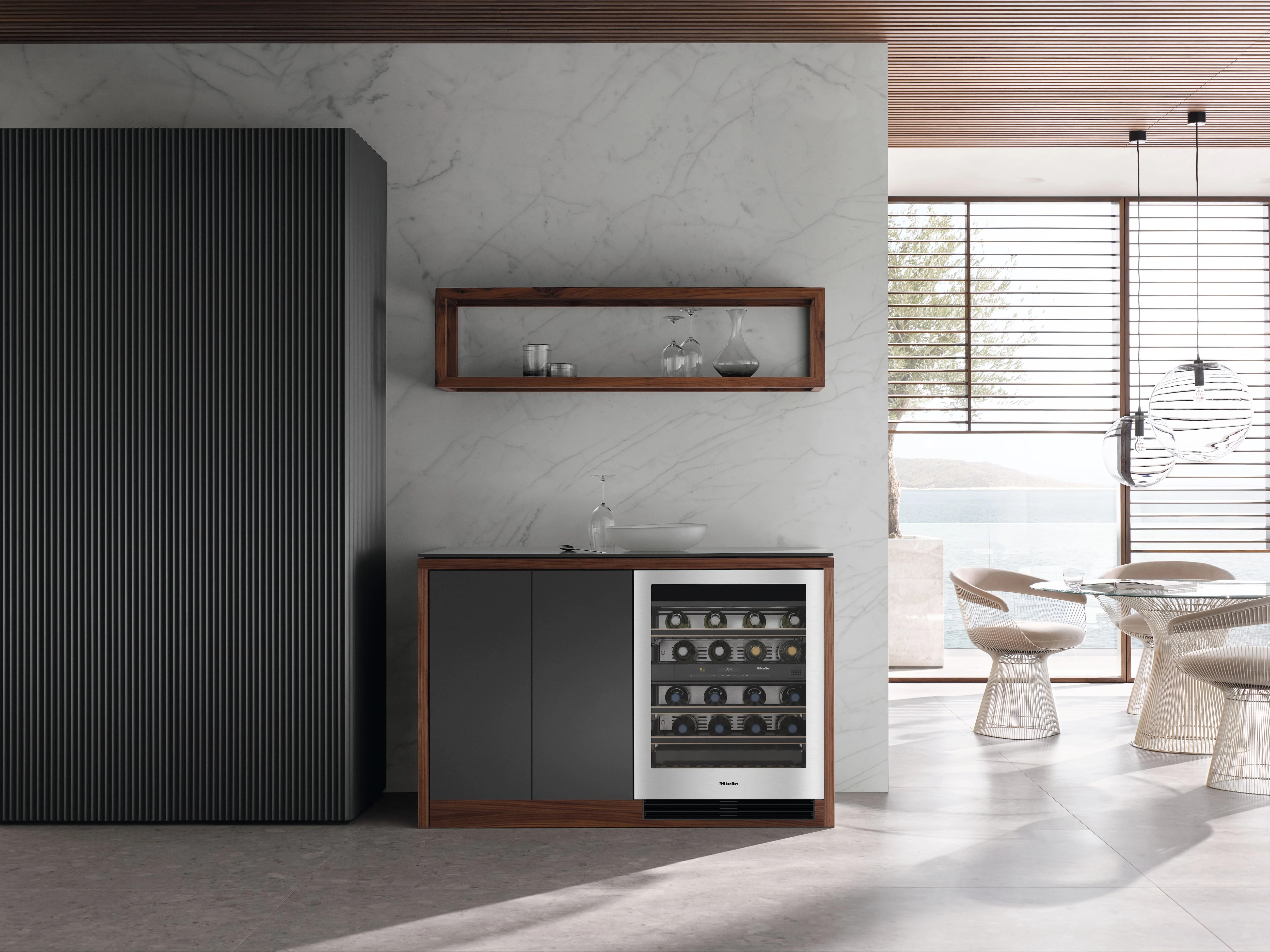 24" Under Counter Dual Zone Wine Storage CTS KWT6322UGSS