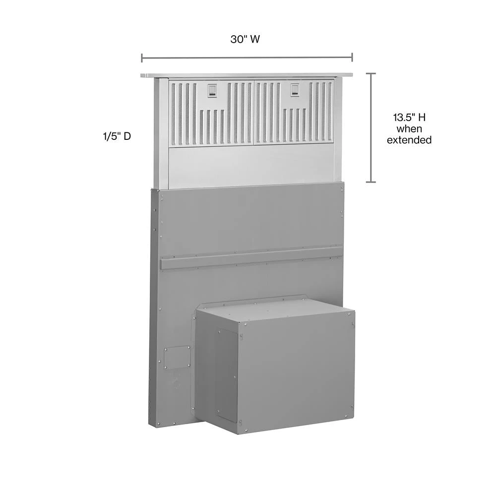 30" Retractable Downdraft Ventilation System view 7