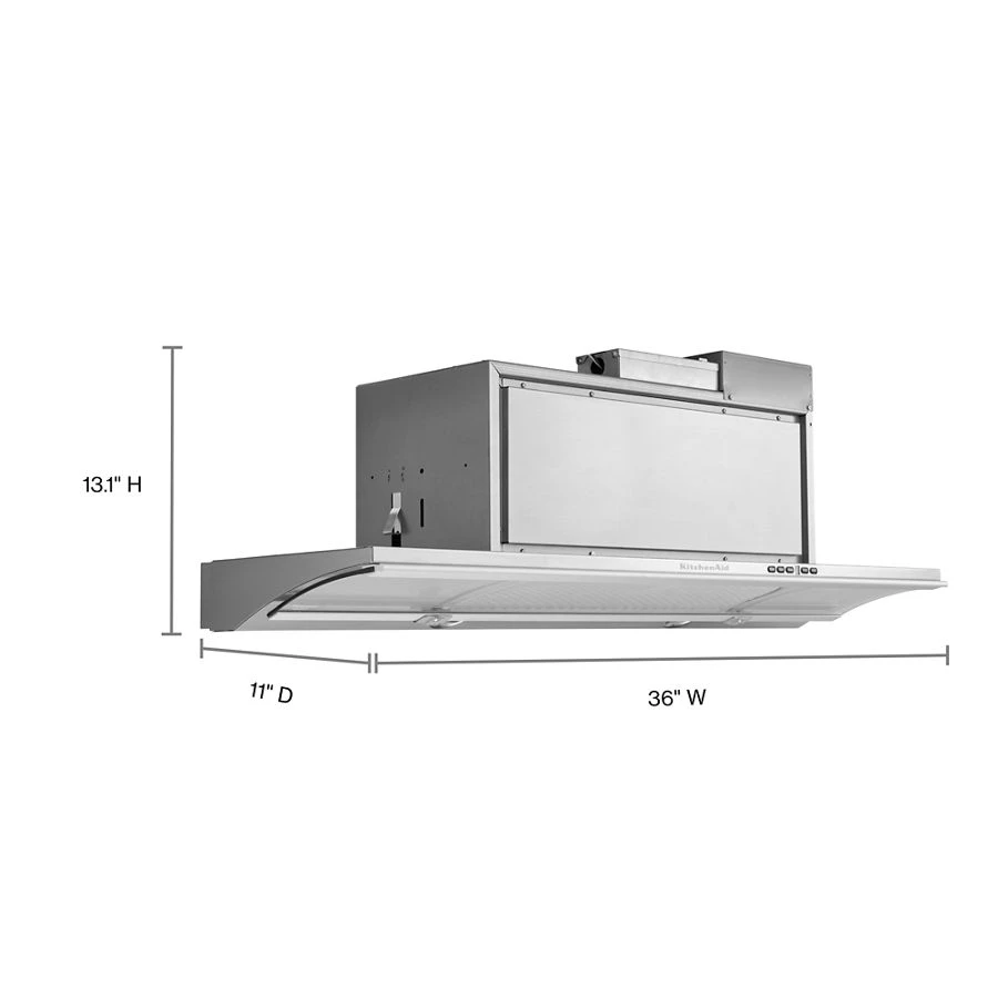 36" Slide-Out Hood KXU2836JSS
