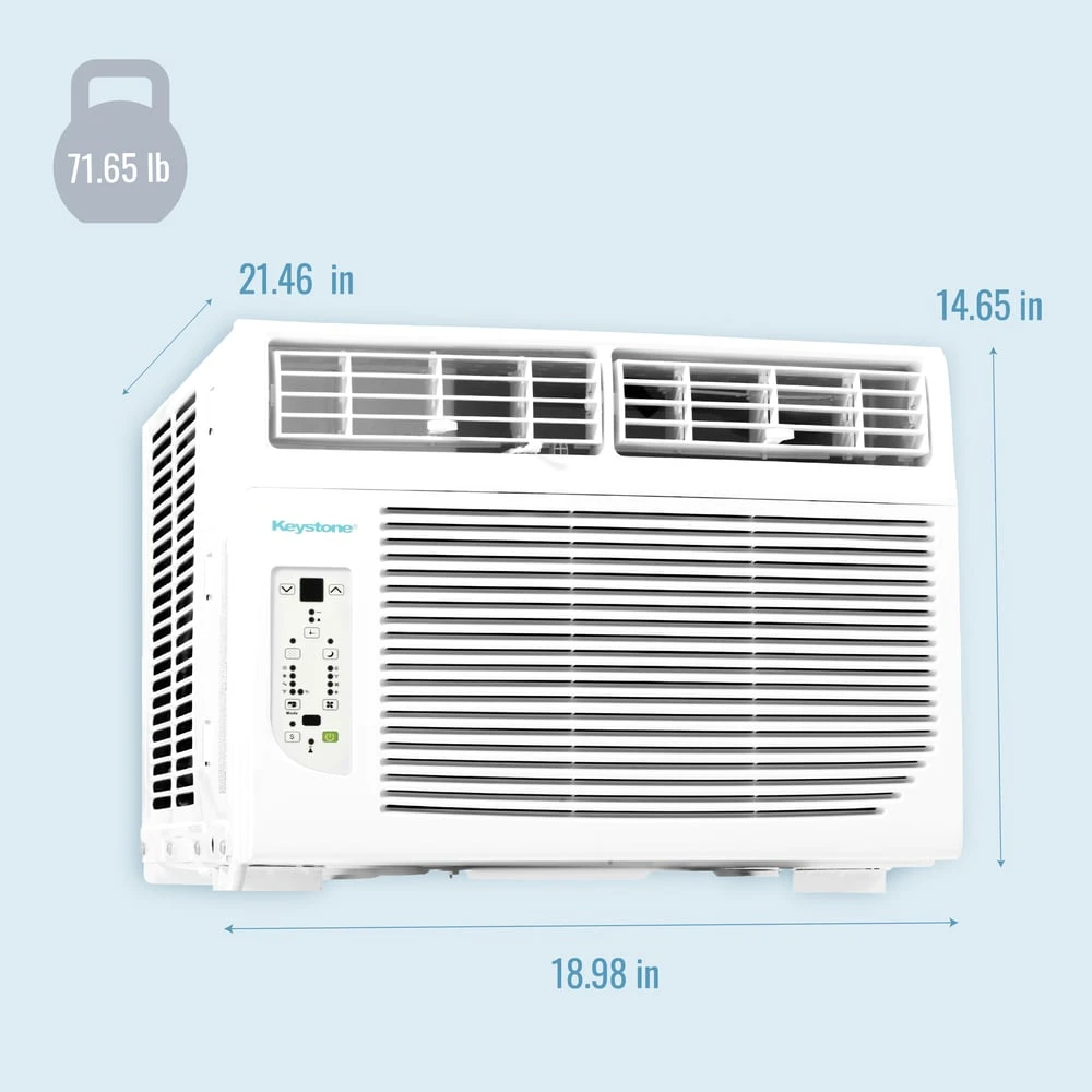 12,000 BTU Window Air Conditioner with Supplemental Heat KYST121HA, product image 2 of 14