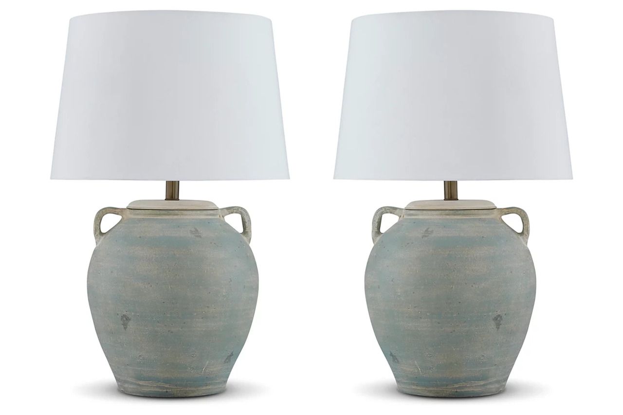 Shawburg Table Lamp In Antique Green L100814