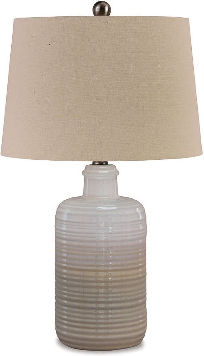 Marnina Brown Ceramic Table Lamp Set of 2 L121854