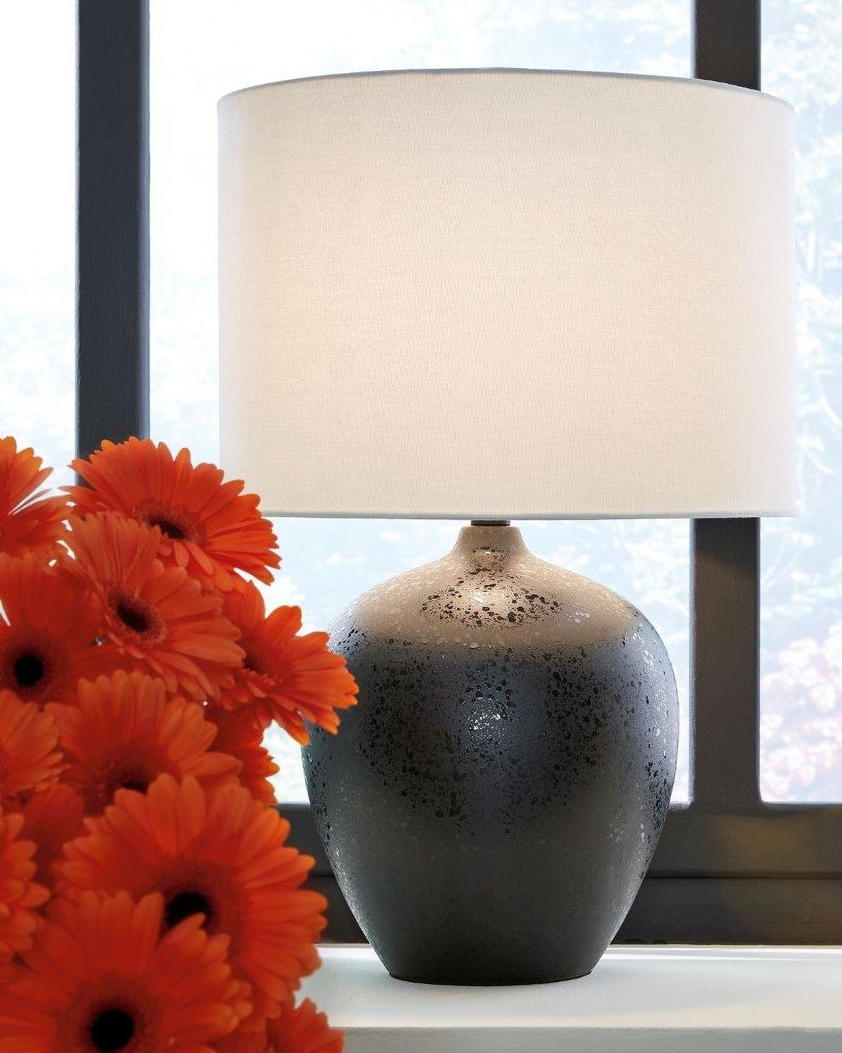 Ladstow Black Ceramic Table Lamp L123894