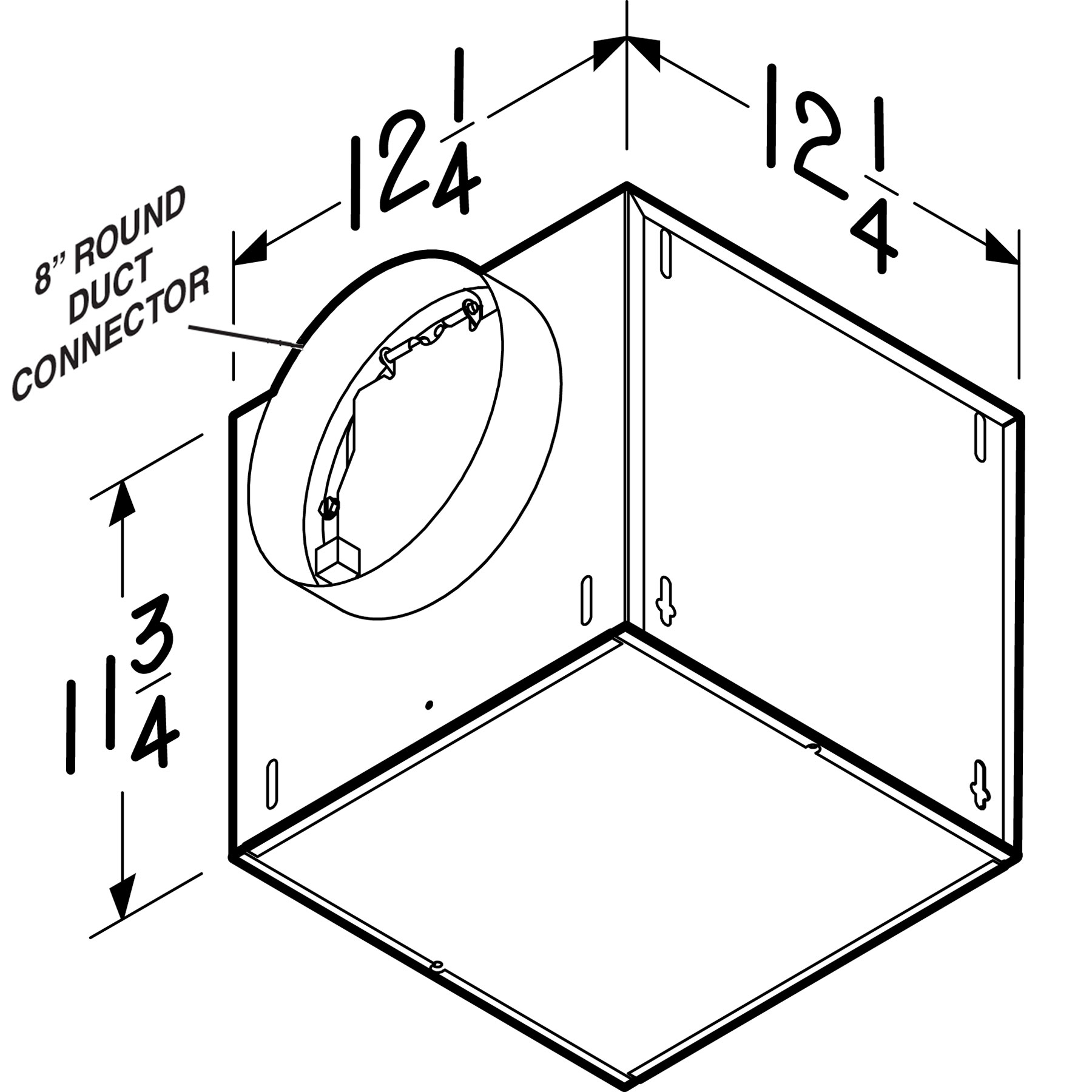 High-Capacity, Light Commercial 174 CFM InLine Ventilation Fan L150EL