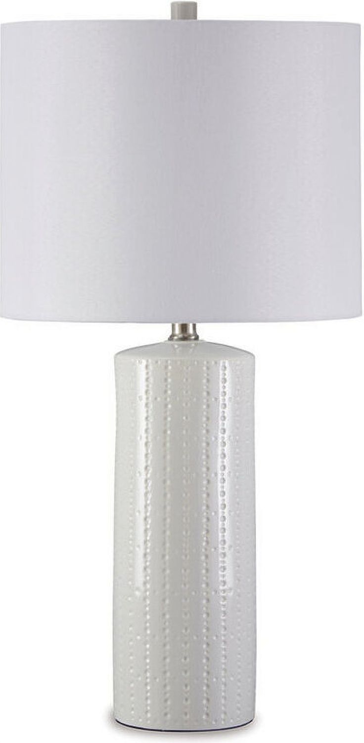 Steuben White Ceramic Table Lamp Set of 2 L177904