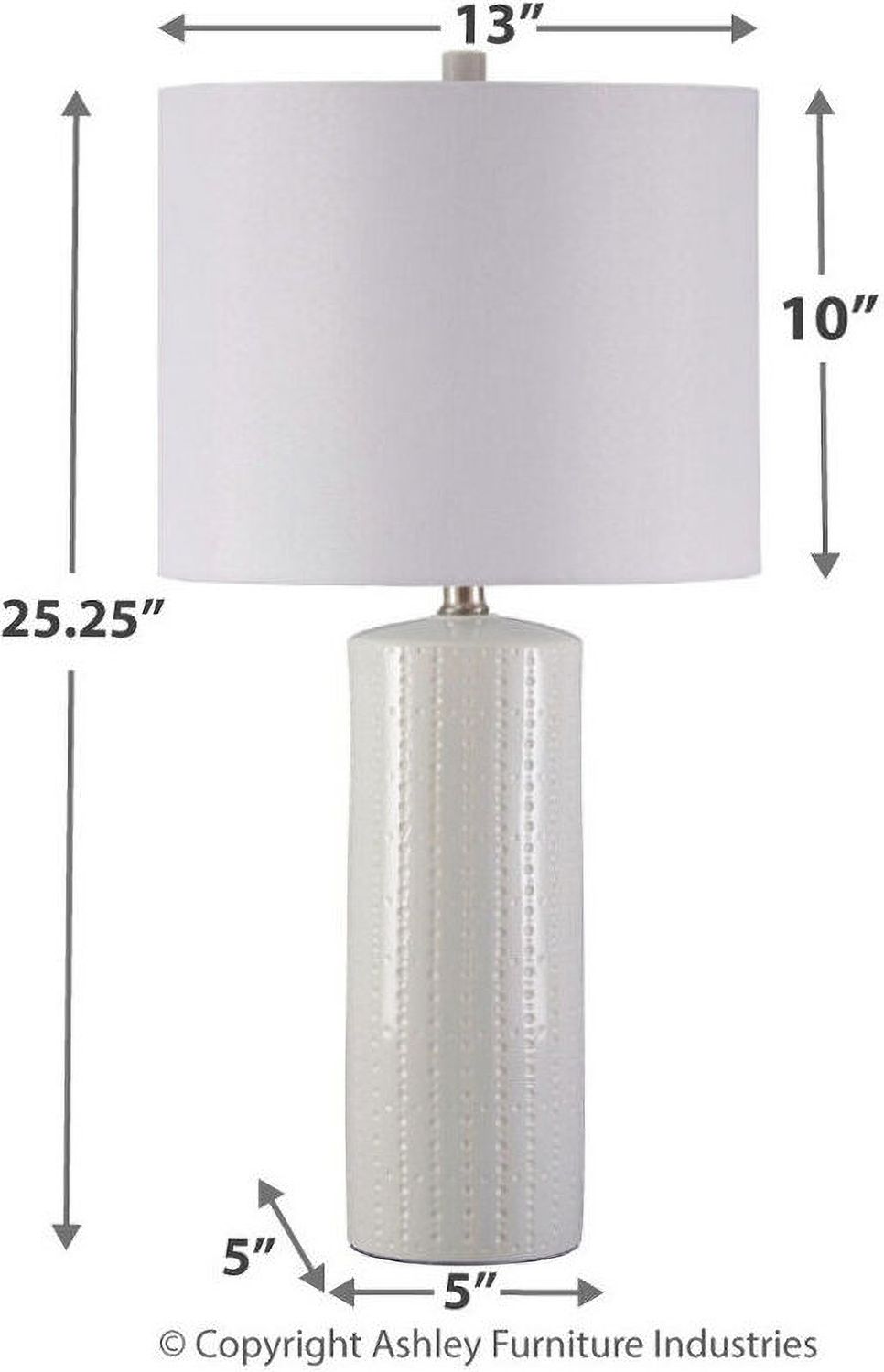 Steuben White Ceramic Table Lamp Set of 2 L177904