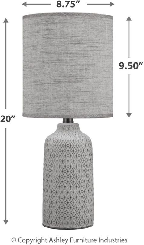Donnford Black Table Lamp L180134