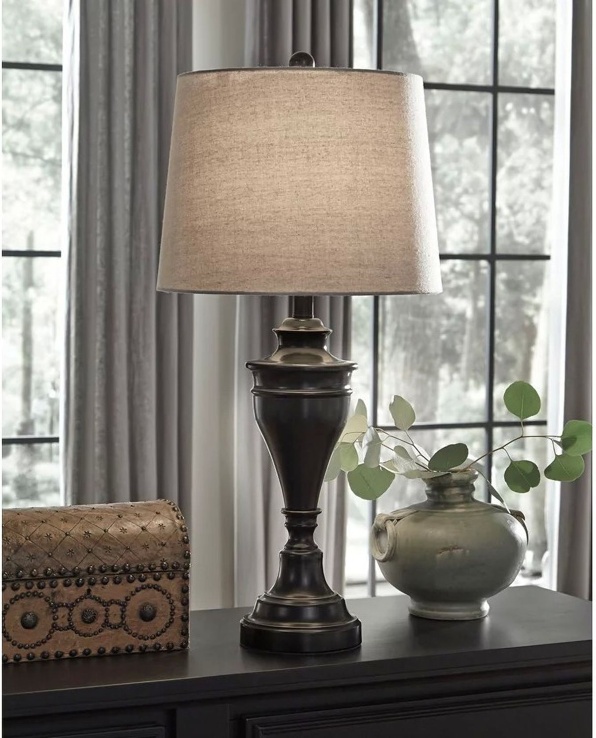 Darlita Bronze Metal Table Lamp Set of 2 L204024