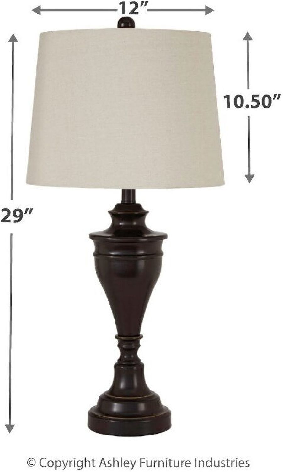 Darlita Bronze Metal Table Lamp Set of 2 L204024