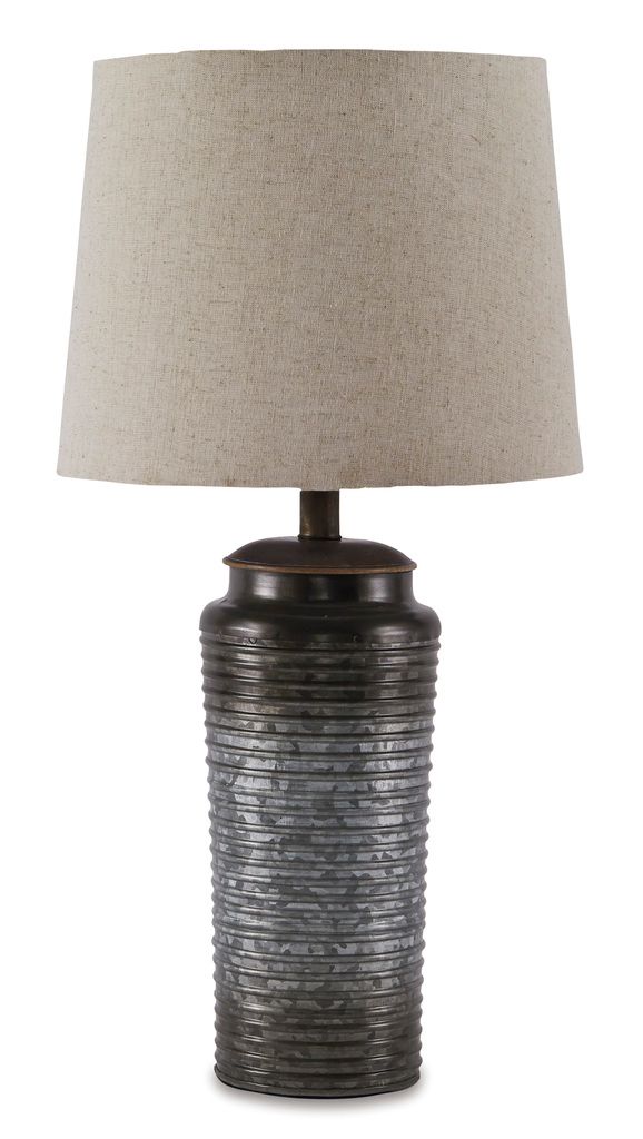Norbert Gray Metal Table Lamp Set of 2 L204064