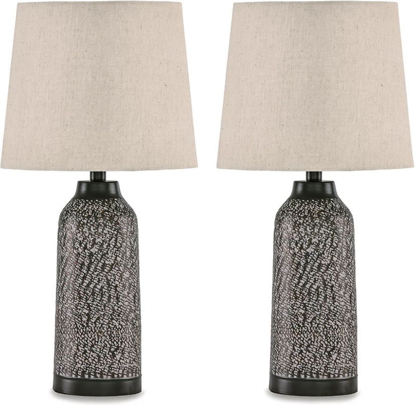 Lanson Antique Gold Finish Metal Table Lamp Set Of 2 L204454