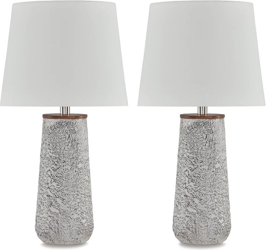 Chaston Antique White Metal Table Lamp Set Of 2 L204464
