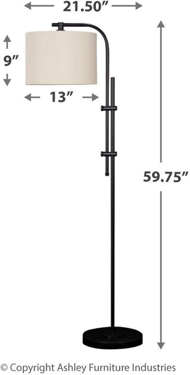 Baronvale Black Floor Lamp L206041