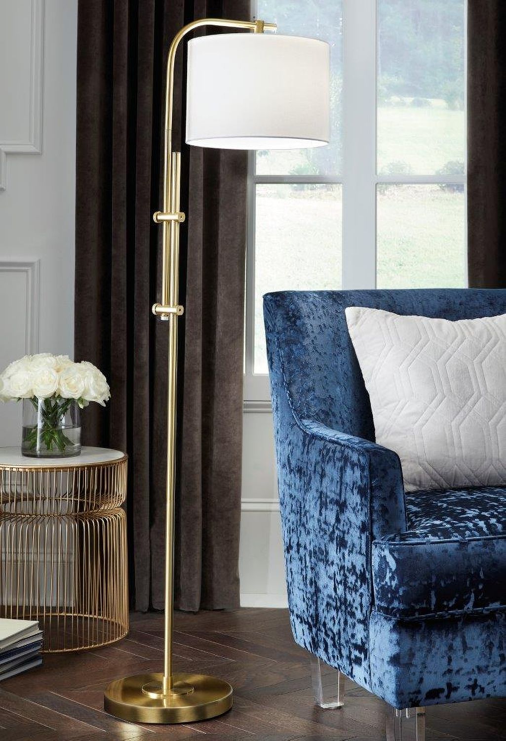 Baronvale Brass Floor Lamp L206051