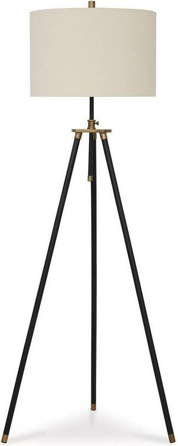 Cashner Floor Lamp In Black and Gold L206101