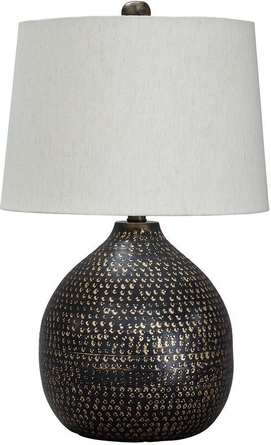 Maire Black and Gold Metal Table Lamp L207294