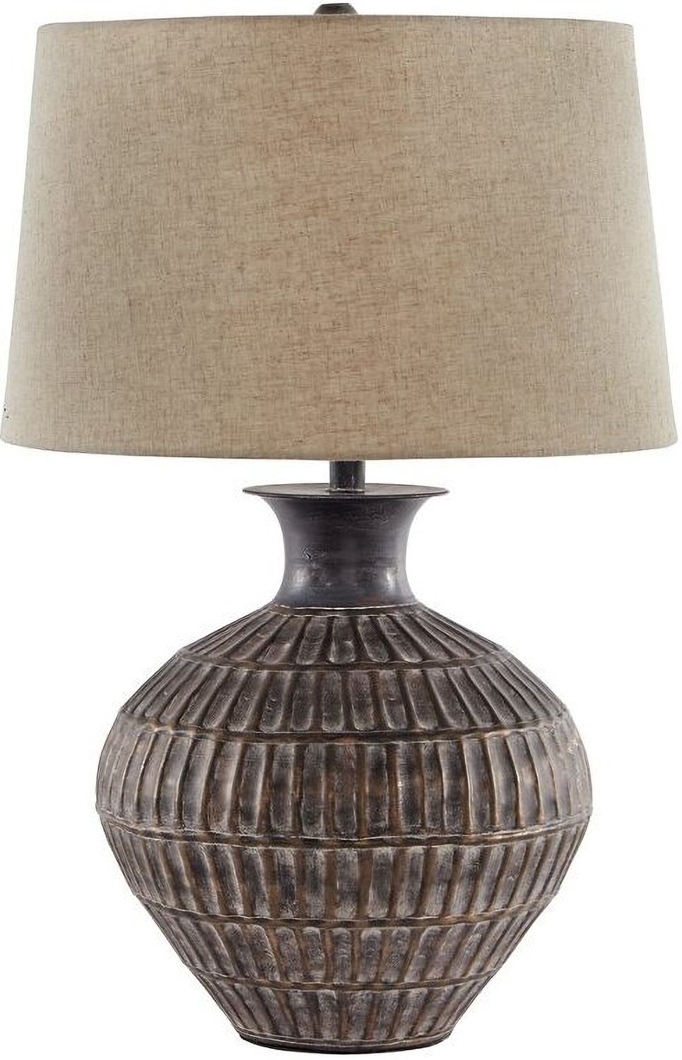 Magan Antique Bronze Metal Table Lamp L207354