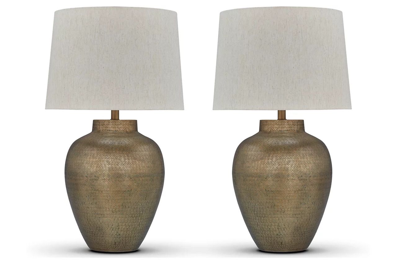 Madney Table Lamp In Antique Gold L207494