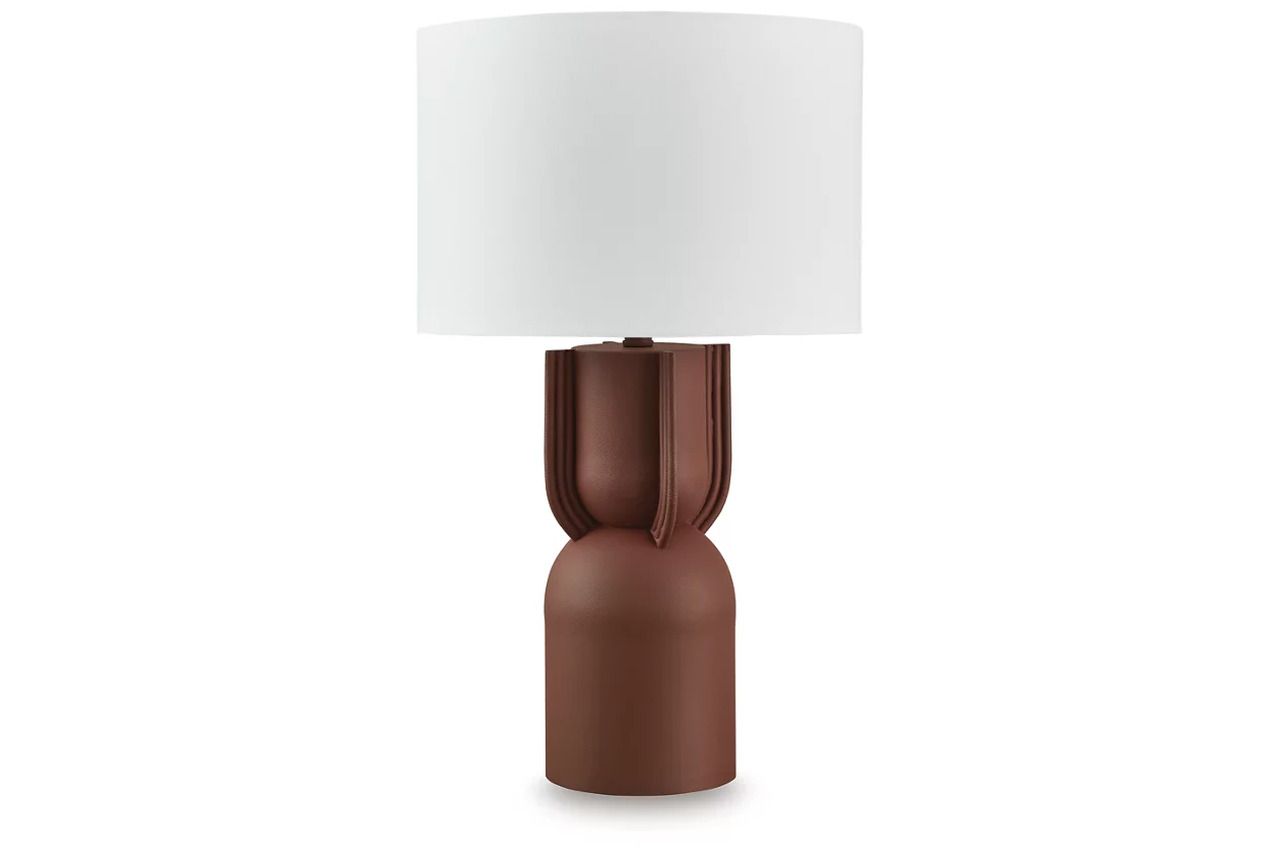 Rowandale Table Lamp In Brick Red L207534