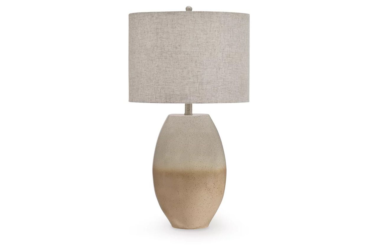 Linas Table Lamp In Cream and Beige L207594
