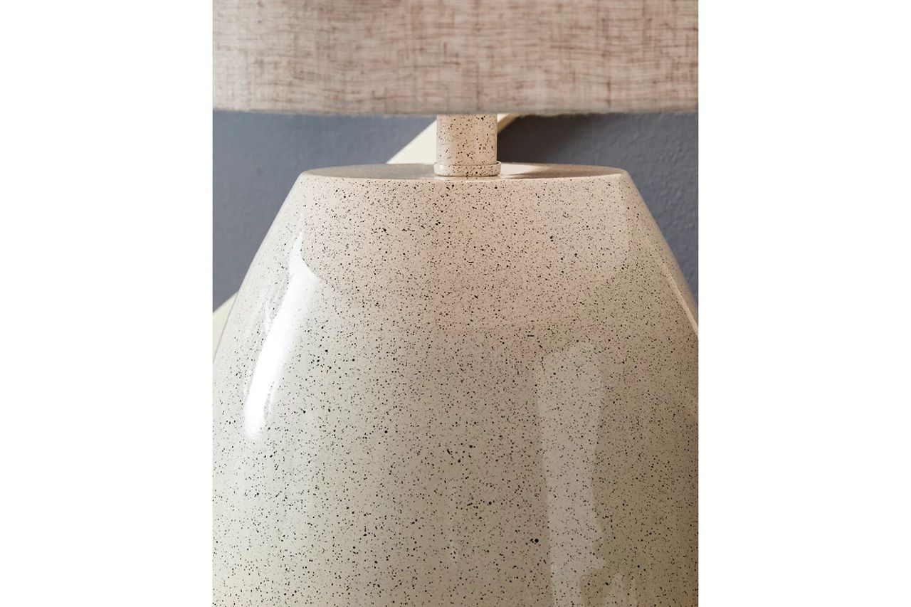 Linas Table Lamp In Cream and Beige L207594
