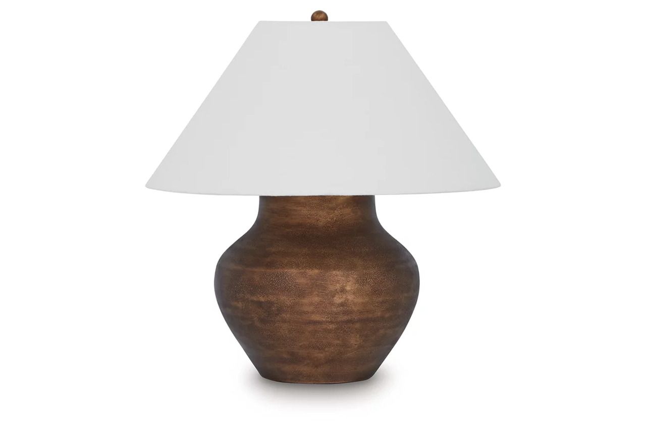 Whitham Metal Table Lamp In Antique Copper L207664