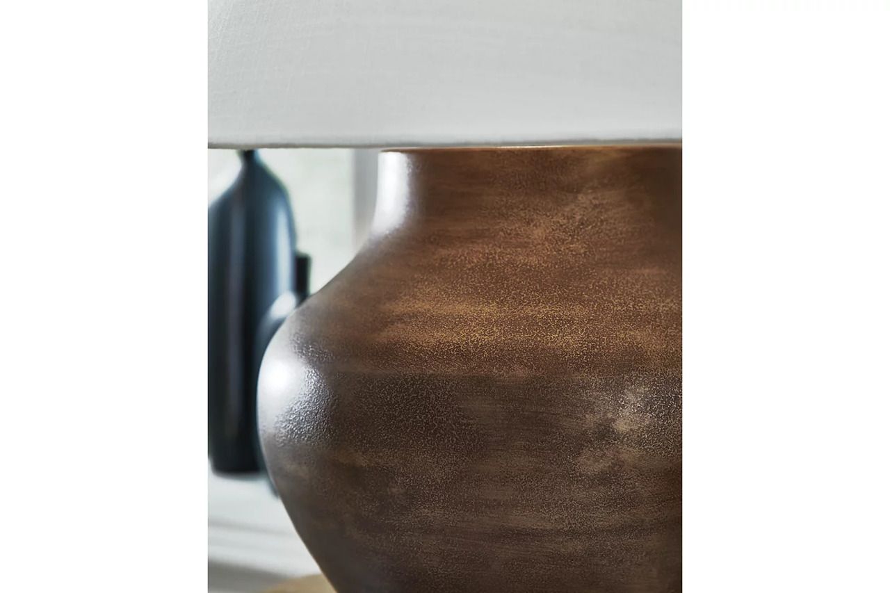 Whitham Metal Table Lamp In Antique Copper L207664