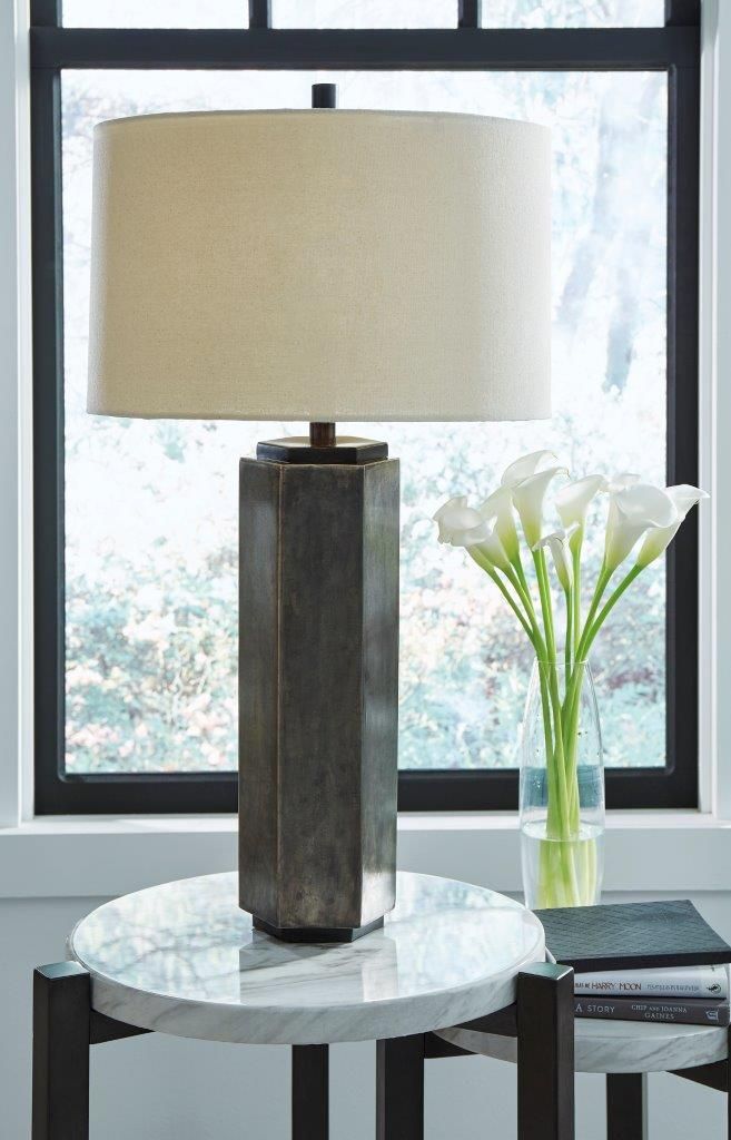 Dirkton Antique Pewter Accent Lamp L208324