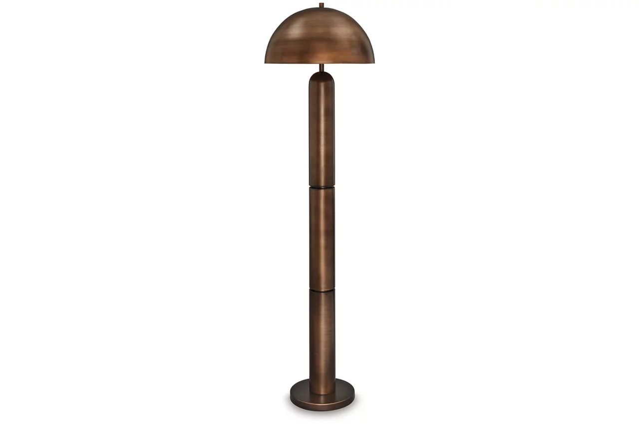Wendfield Floor Lamp In Antique Copper L208431