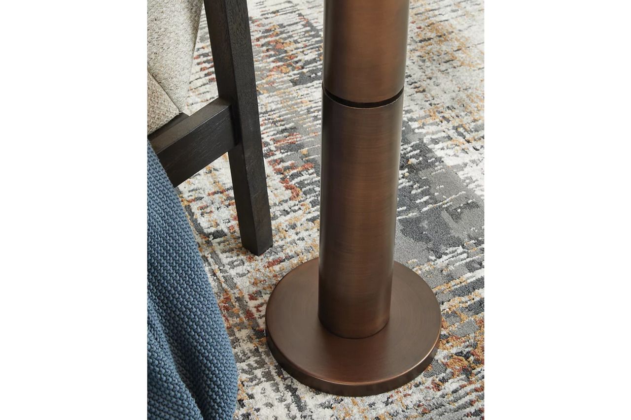 Wendfield Floor Lamp In Antique Copper L208431