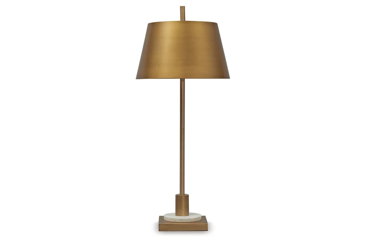 Fritzburn Table Lamp In Gold/White L208444