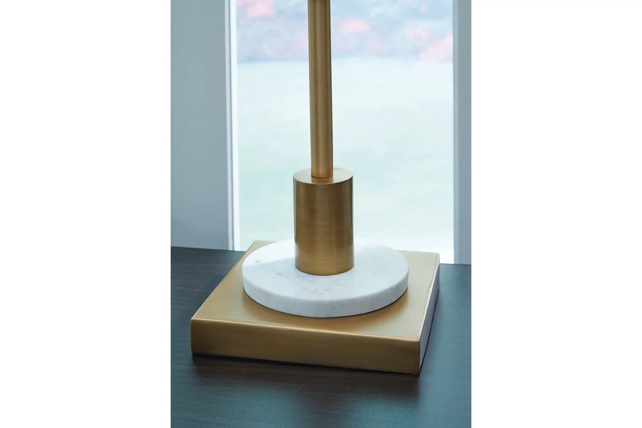 Fritzburn Table Lamp In Gold/White L208444