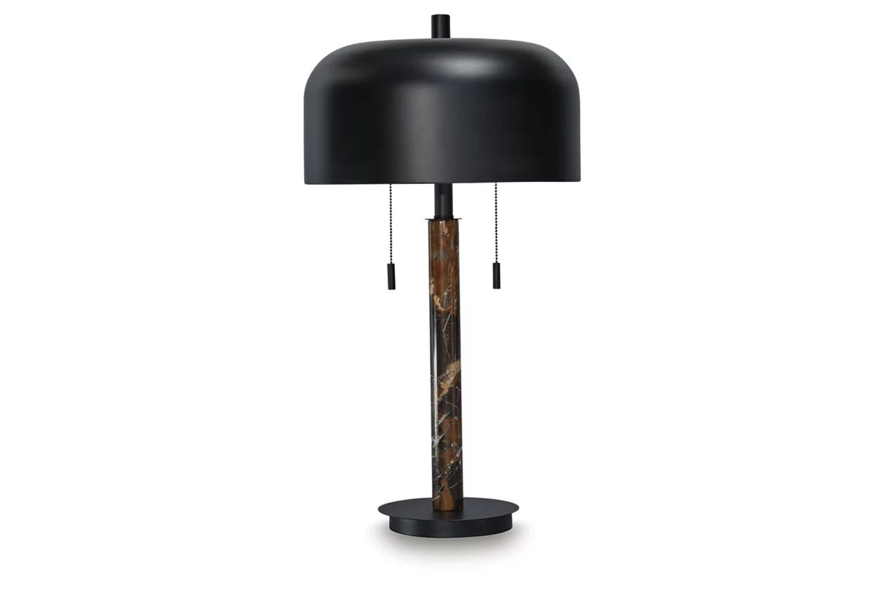 Alanbert Table Lamp In Brown/Black L208454
