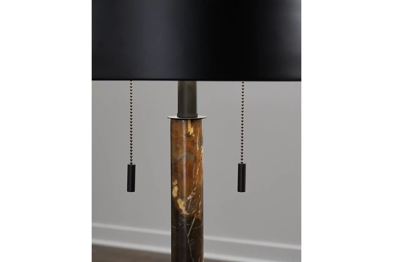 Alanbert Table Lamp In Brown/Black L208454