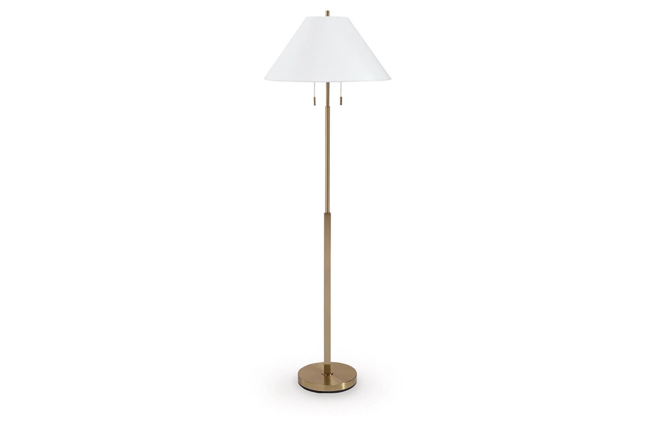 Haigwood Floor Lamp In Gold L208471