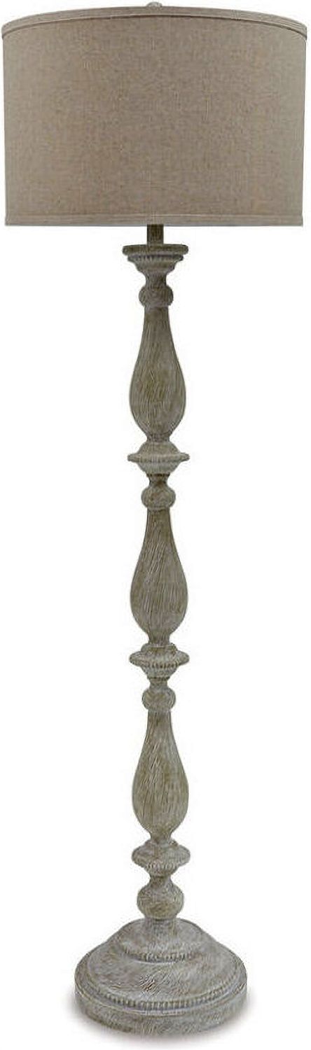Bernadate Whitewash Poly Floor Lamp L235341