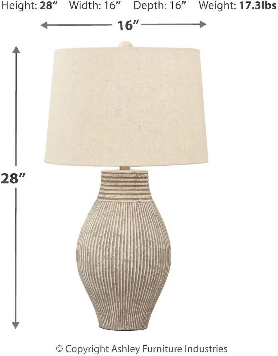 Layal Black Table Lamp L235634